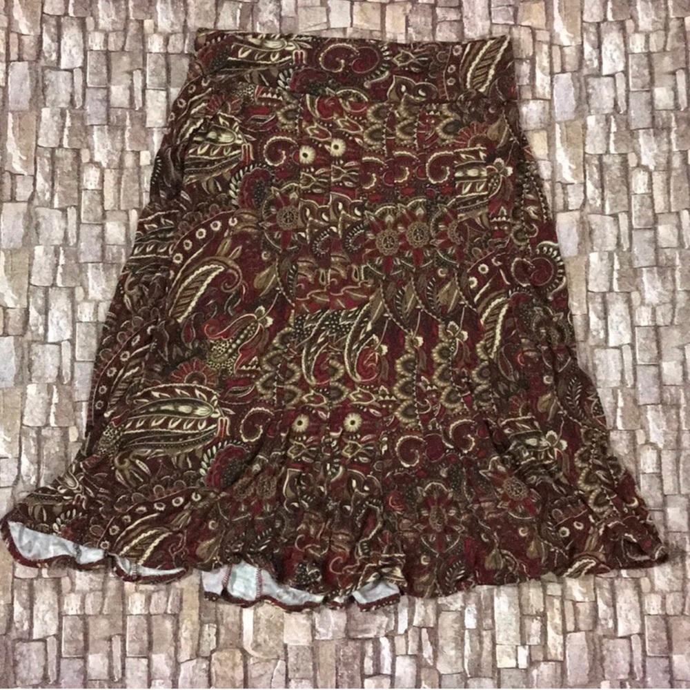 Ann Taylor Loft Stretchy Pleated Skirt